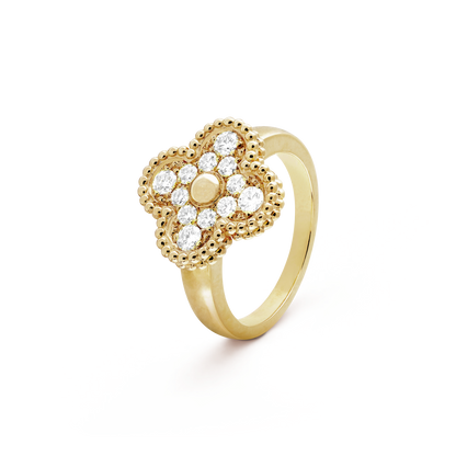 [Love More]CLOVER DIAMOND RING