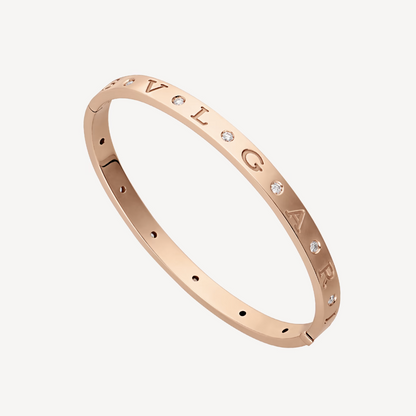 [Love More]ZERO 1 ROSÉGOLD 12 DIAMANTEN ARMBAND