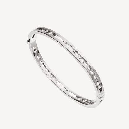 [Love More]ZERO 1 SPIRAL LOGO SILVER BRACELET