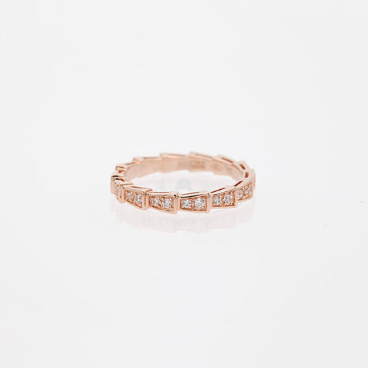 [Love More]SERPENTI RING ROTGOLD DIAMANT 3MM