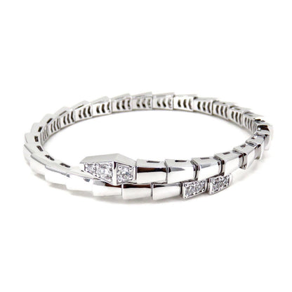 [Love More]SERPENTI ARMBAND DIAMANTEN SILBER