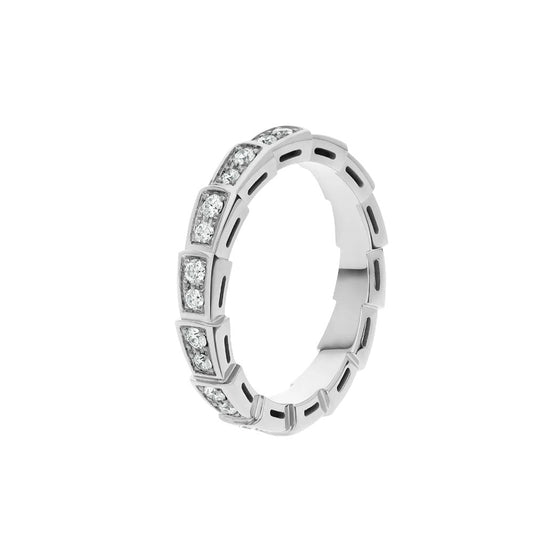 [Love More]SERPENTI RING SILBER DIAMANT GEPAART 3MM