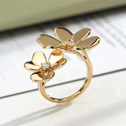 [Love More]CLOVER COMOS GOLD DIAMANTRING