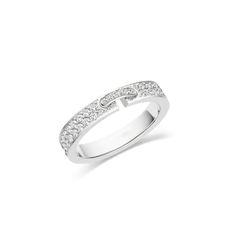 [Love More] ALLIANCE LIENS VIDENCE DIAMANTRING MIT 4 MM