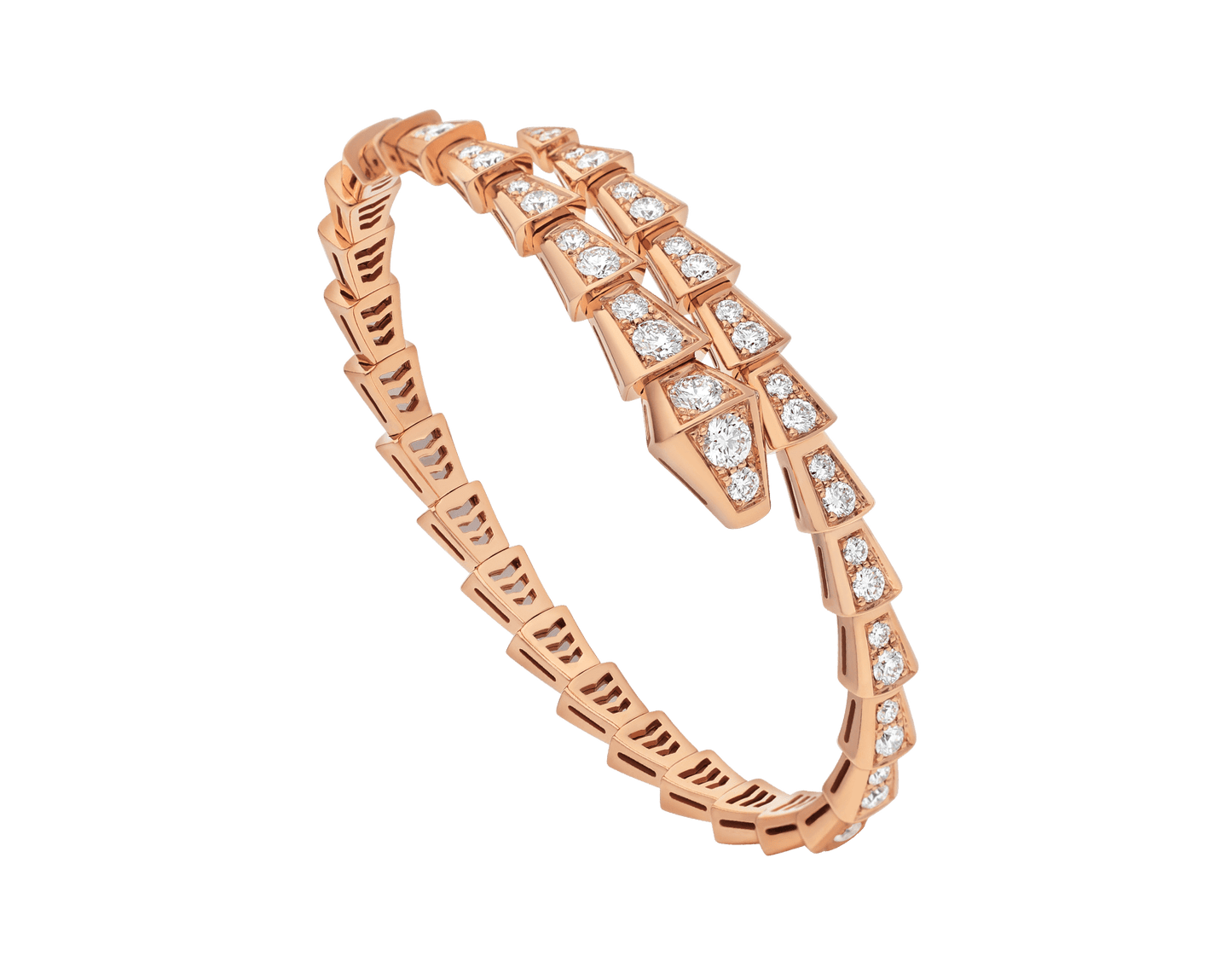 [Love More]SERPENTI ARMBAND 6,8MM ROTGOLD DIAMANT 