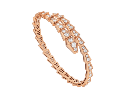 [Love More]SERPENTI ARMBAND 6,8MM ROTGOLD DIAMANT 