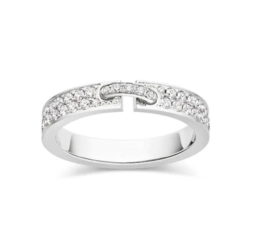 [Love More] ALLIANCE LIENS VIDENCE DIAMANTRING MIT 4 MM