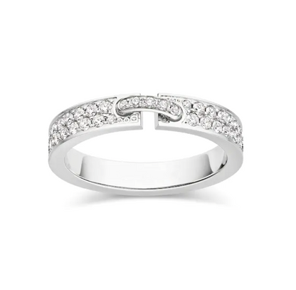 [Love More] ALLIANCE LIENS VIDENCE DIAMANTRING MIT 4 MM