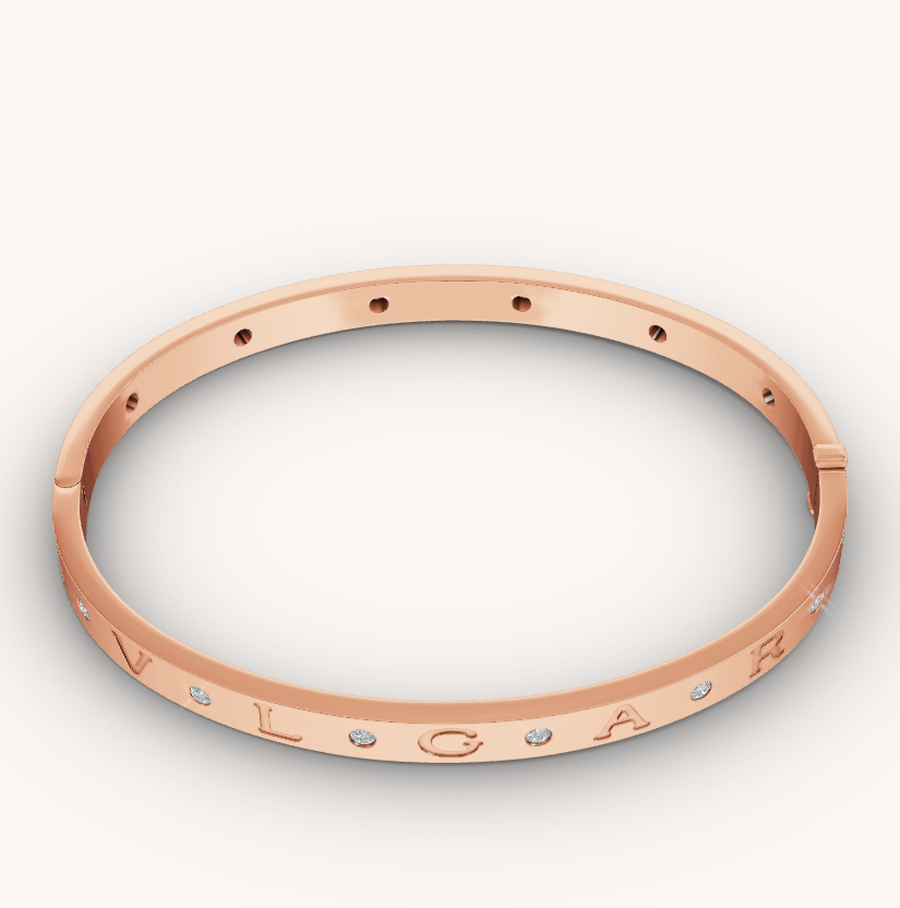 [Love More]ZERO 1 PINK GOLD 12 DIAMONDS BRACELET