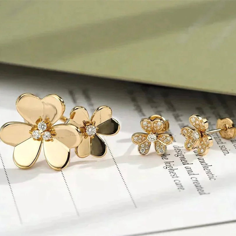 [Love More]CLOVER COMOS GOLD DIAMANTRING