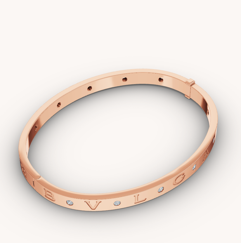 [Love More]ZERO 1 PINK GOLD 12 DIAMONDS BRACELET