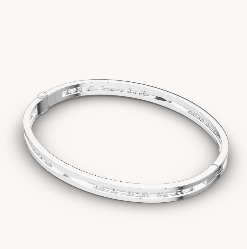 [Love More]ZERO 1 SPIRAL LOGO SILVER BRACELET