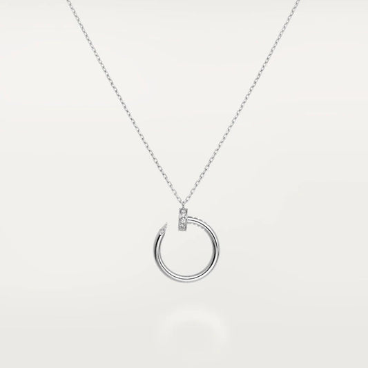 [Love More]JUSTE NECKLACE SILVER