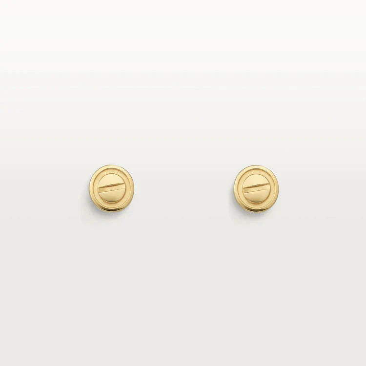 [Love More]LOVE EARRINGS GOLD 10MM