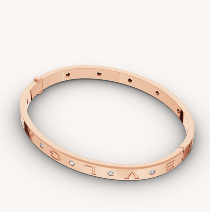 [Love More]ZERO 1 ROSÉGOLD 12 DIAMANTEN ARMBAND