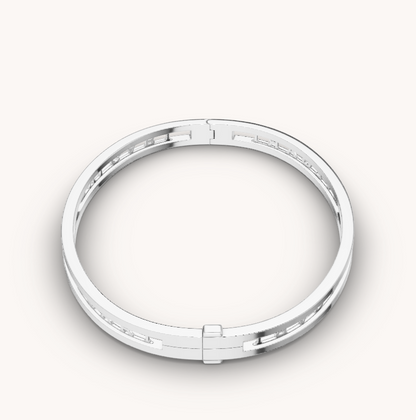 [Love More]ZERO 1 SPIRAL LOGO SILBERARMBAND