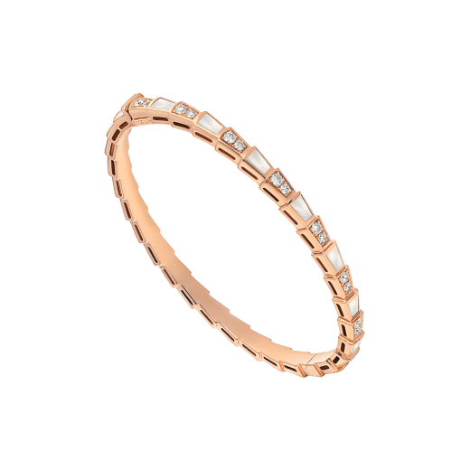 [Love More]SERPENTI ARMBAND ROTGOLD MOP DIAMANT 