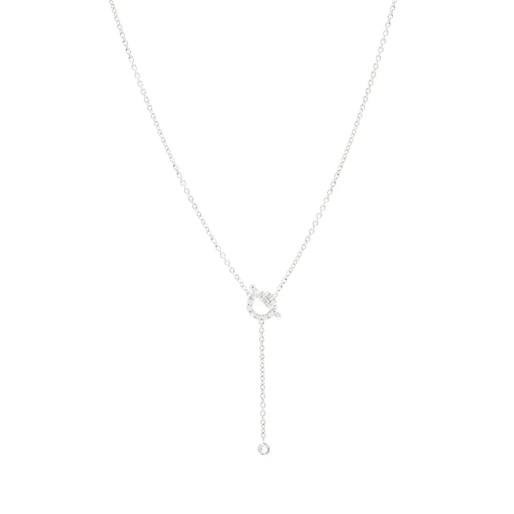 [Love More]FINESSE SILBER DIAMANT HALSKETTE