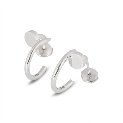 [Love More]JUSTE EARRINGS SILVER