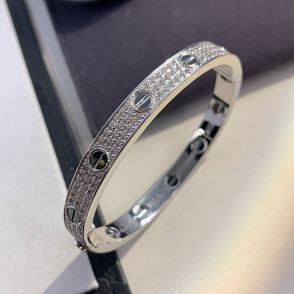 [Love More]LOVE BRACELET 6.1MM DIAMOND-PAVED CERAMIC