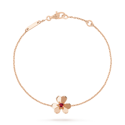 [Love More]FRIVOLE GOLD BLUME ROSA MALACHIT ARMBAND