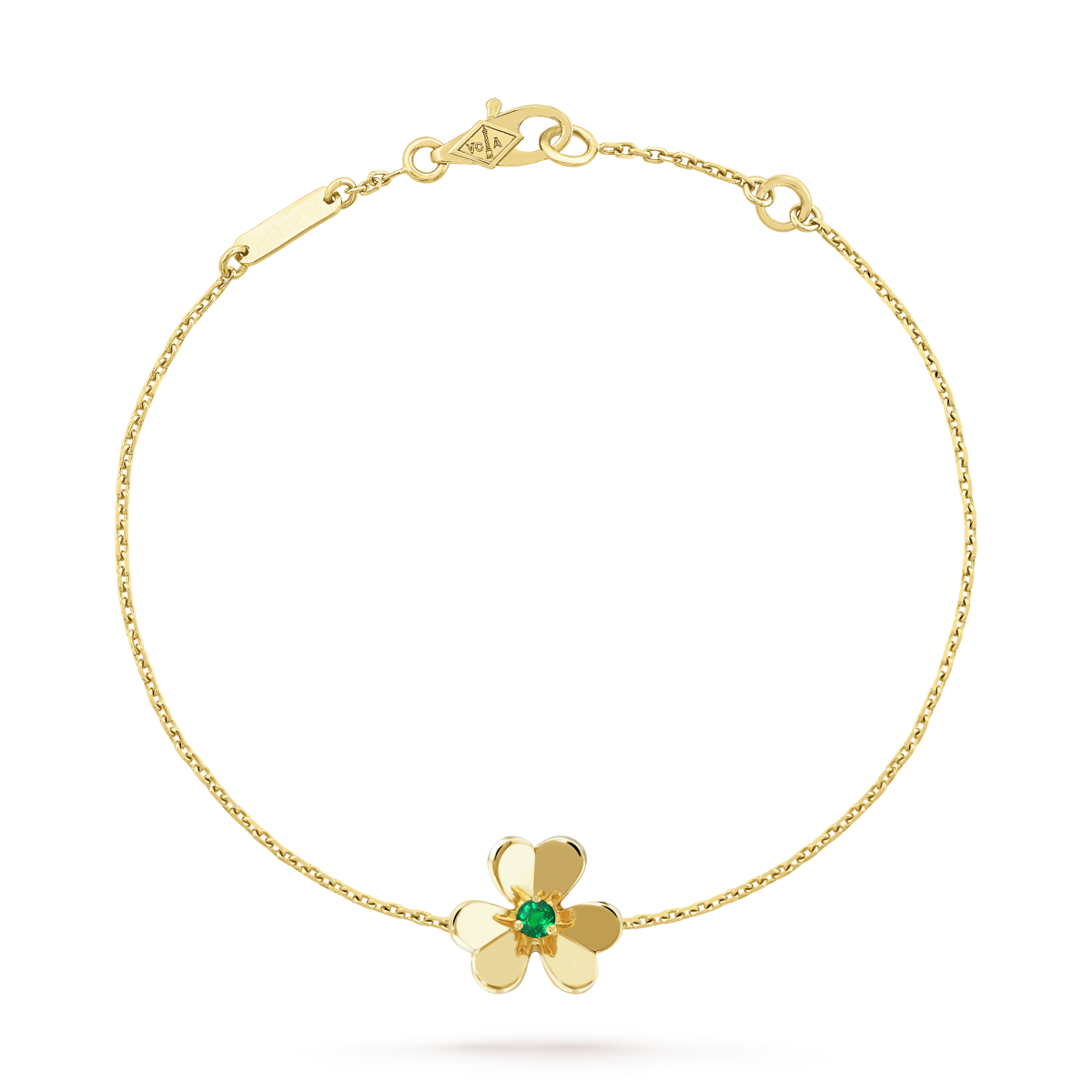 [Love More]FRIVOLE GOLD BLUME ROSA MALACHIT ARMBAND