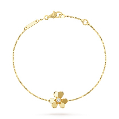 [Love More]FRIVOLE GOLD BLUME ROSA MALACHIT ARMBAND