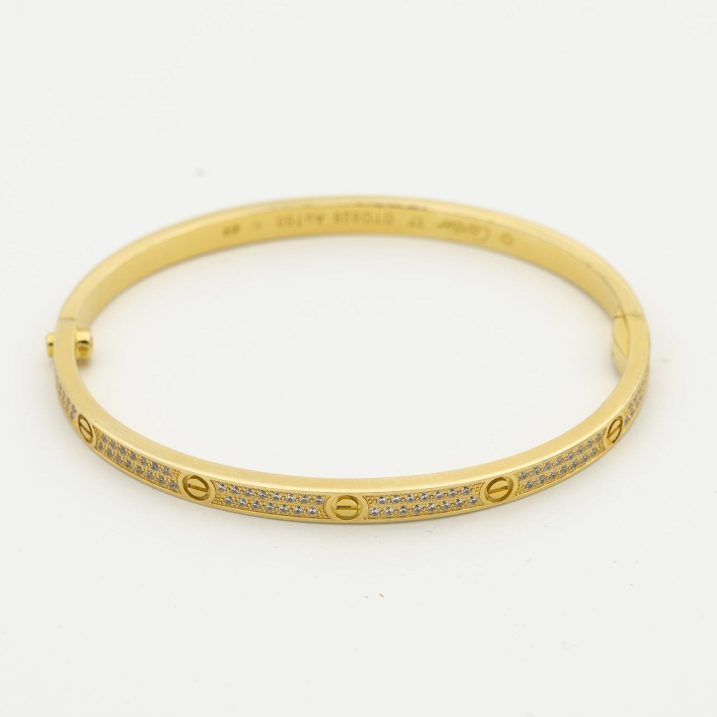 [Love More]LOVE BRACELET 3.65MM DIAMOND-PAVED