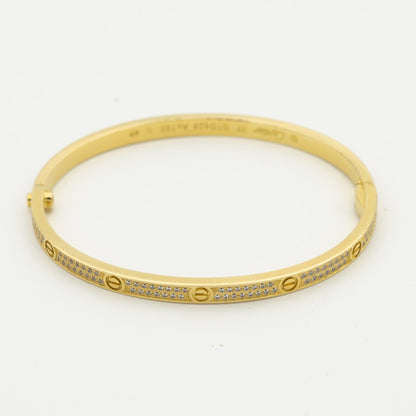 [Love More]LOVE BRACELET 3.65MM DIAMOND-PAVED