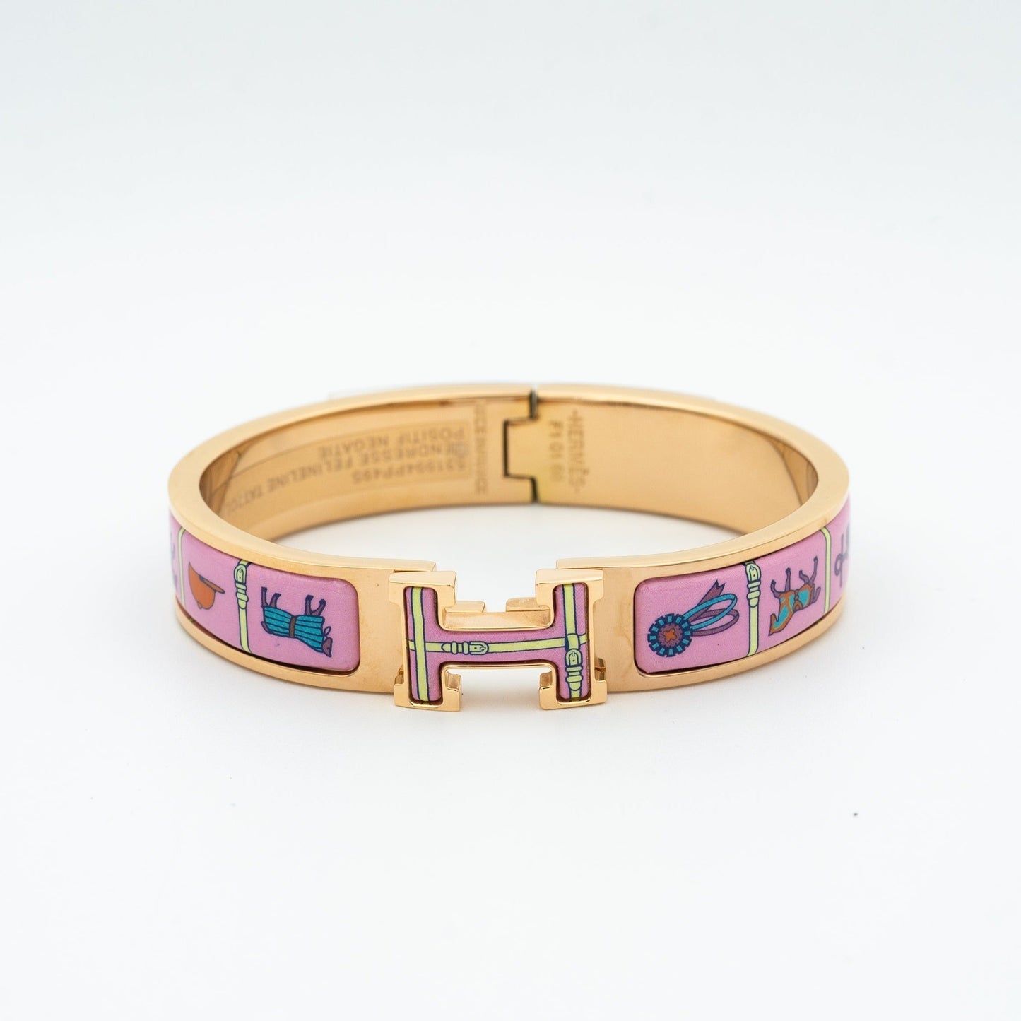 [Love More]H ROSA GOLD ARMBAND ROSA KERAMIK