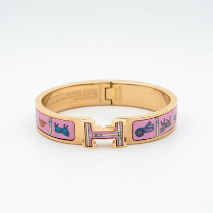 [Love More]H ROSA GOLD ARMBAND ROSA KERAMIK