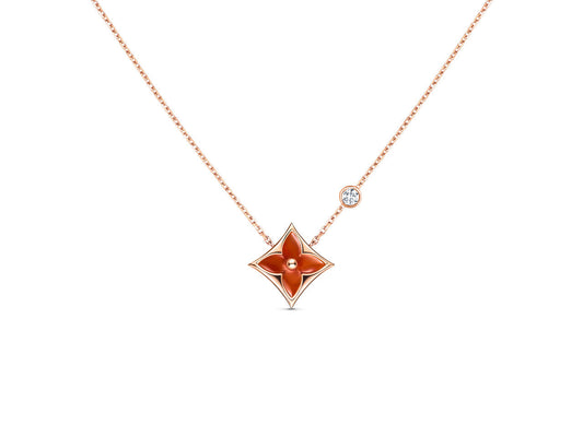 [Love More]Sternkette Roségold 1 Diamant