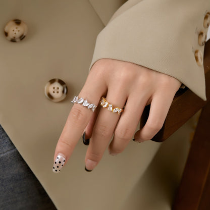 Delicate Multi Cut Ring