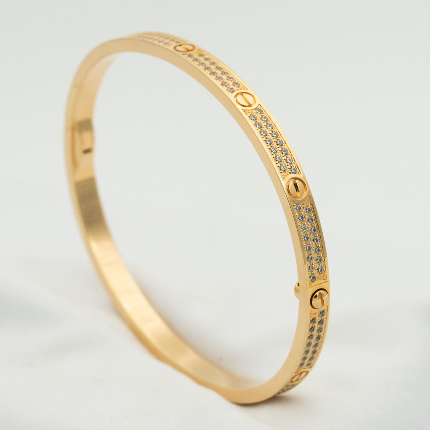 [Love More]LOVE BRACELET 3.65MM DIAMOND-PAVED