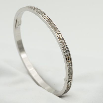 [Love More]LOVE BRACELET 3.65MM DIAMOND-PAVED