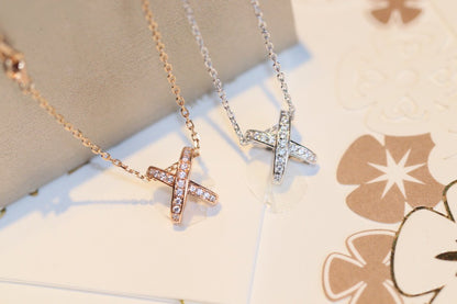 [Love More]JEUX DE DIAMOND NECKLACE