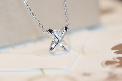 [Love More]JEUX DE DIAMOND NECKLACE