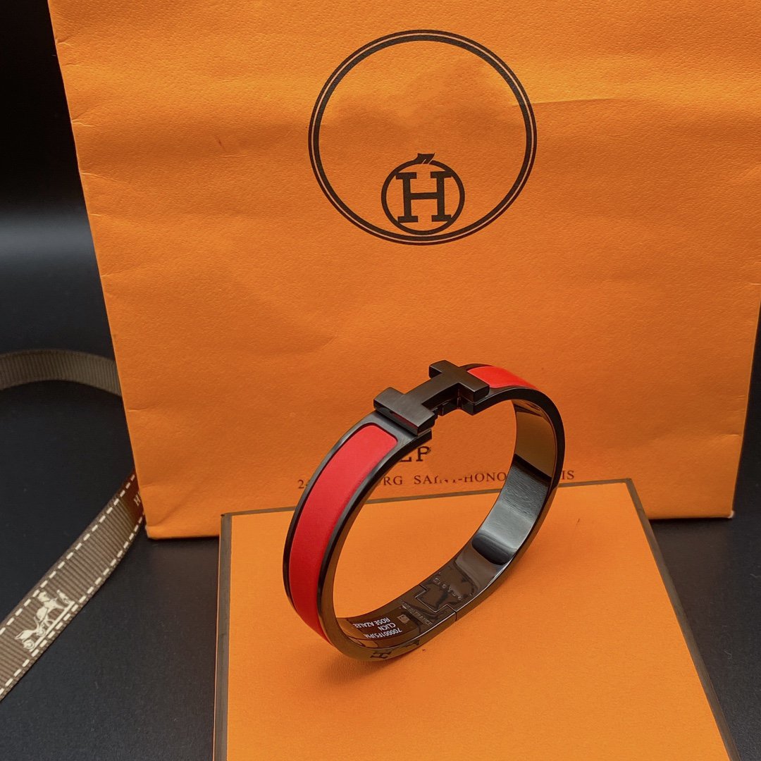 [Love More]CLIC HM SO SCHWARZ ROT ARMBAND