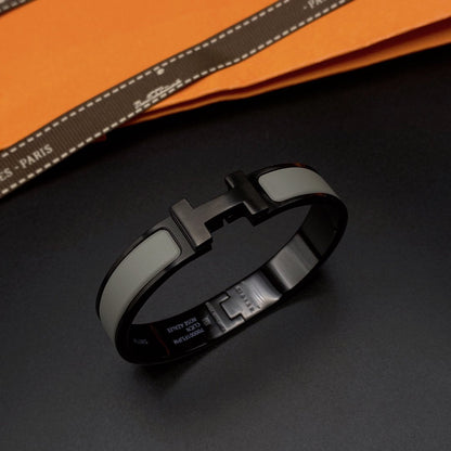 [Love More]CLIC HM SO SCHWARZ GRAU ARMBAND