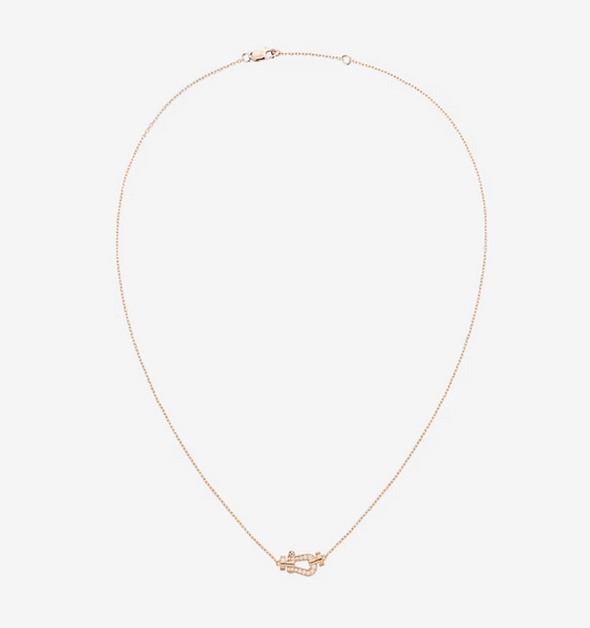 [Love More]FORCE 10 DIAMOND PINK GOLD NECKLACE MINI MODEL