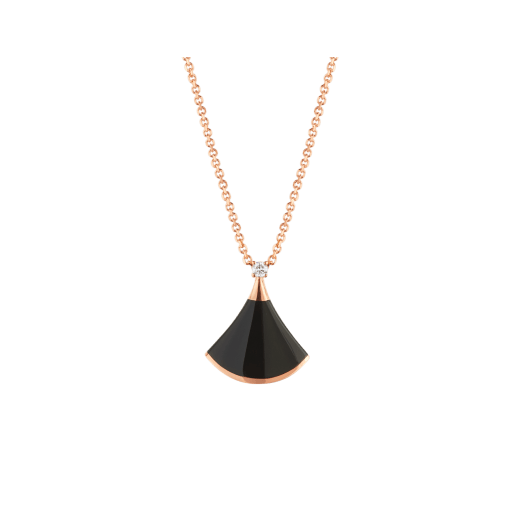 [Love More]DREAM NECKLACE ONYX 1 DIAMOND