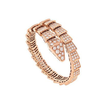 [Love More]SERPENTI ARMBAND 8MM ROTGOLD DIAMANT