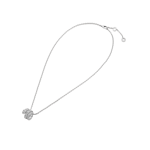 [Love More]SERPENTI  NECKLACE DOUBLE RING DIAMOND