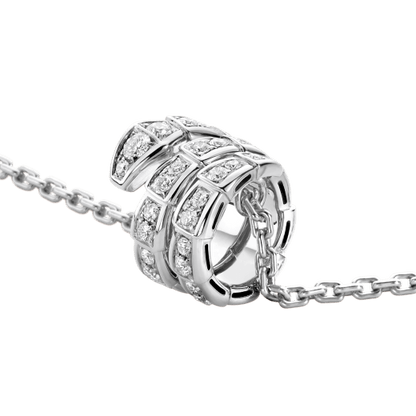 [Love More]SERPENTI HALSKETTE DOPPELRING DIAMANT