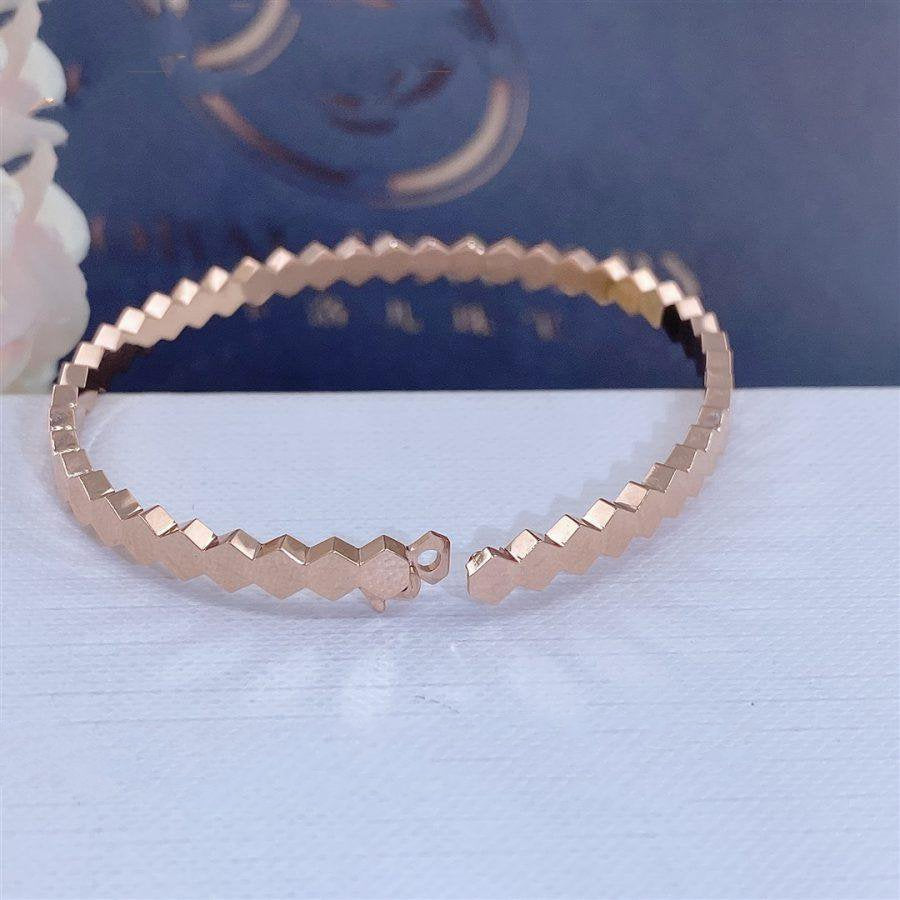 [Love More]BEE LOVE PINK GOLD BRACELET