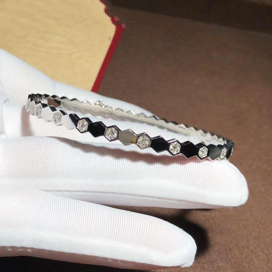 [Love More]BEE LOVE SILVER DIAMOND BRACELET