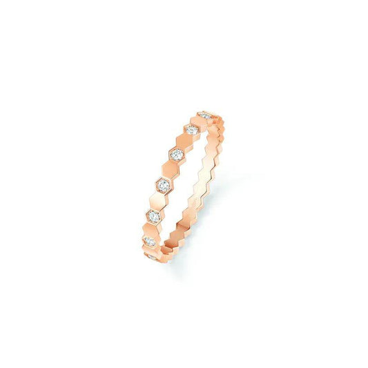 [Love More]BEE LOVE RING PINK GOLD DIAMOND