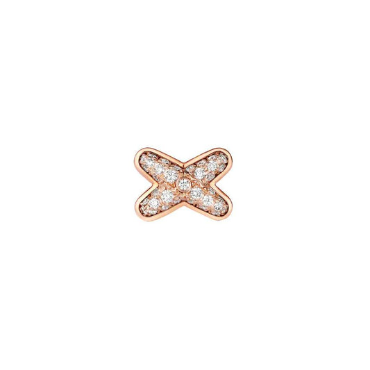 [Love More]JEUX DE PINK GOLD DIAMANT OHRRINGE