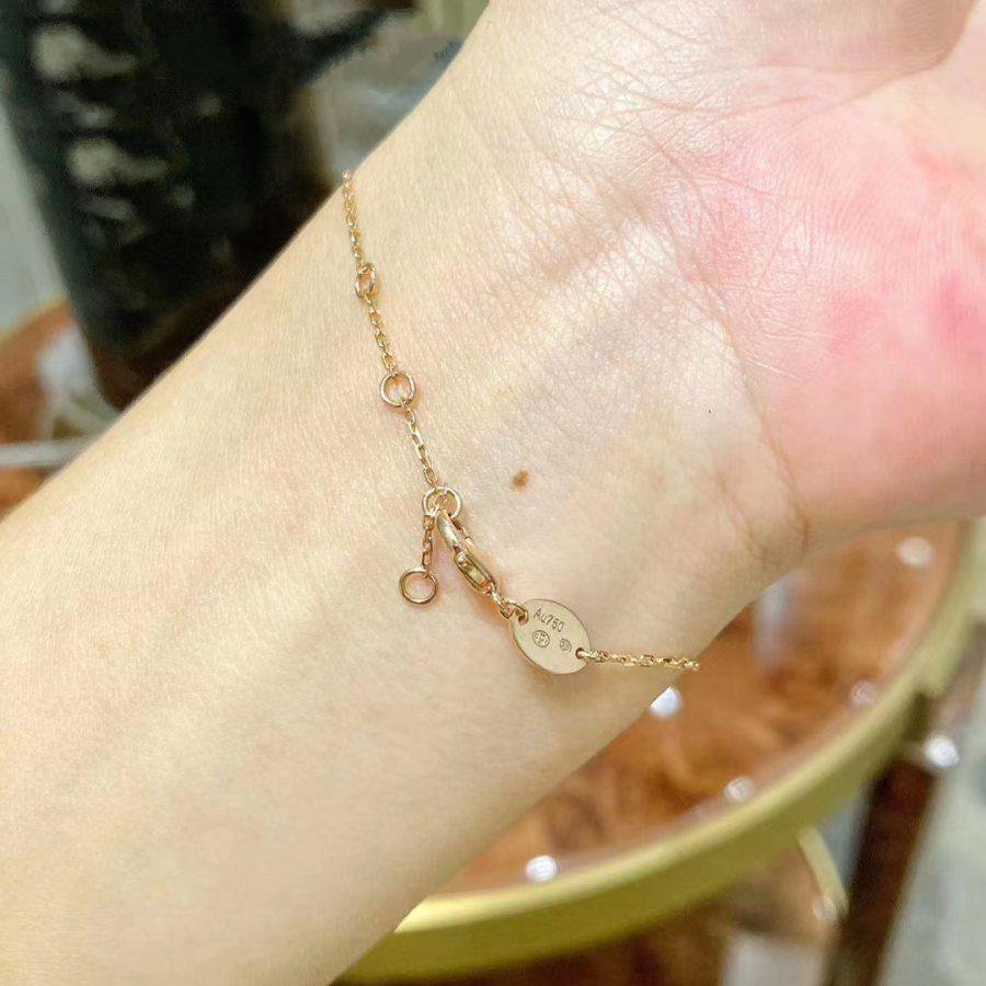 [Love More]JEUX DE BRACELET MOP ピンクゴールド ダイヤモンド