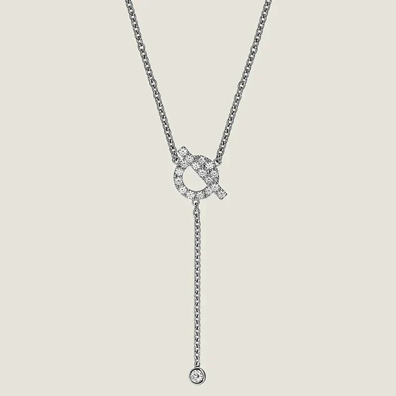 [Love More]FINESSE SILBER DIAMANT HALSKETTE